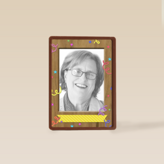 fotokaart staand versiering