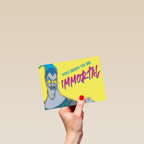 Disney Verjaardagskaart Hades Hercules