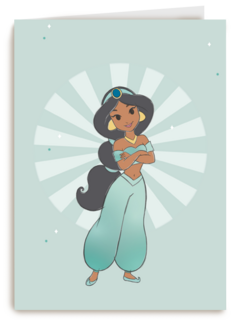 prinses kaart disney blanco jasmin