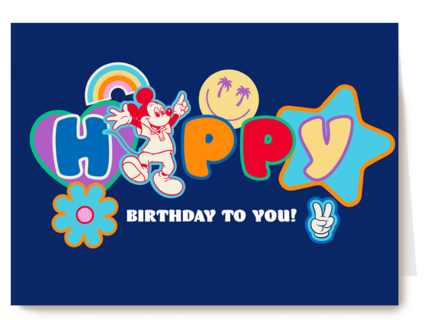 Disney Happy Birthday To You Mickey
