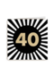 40 in het middenpunt