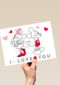 Mickey Minnie I love you