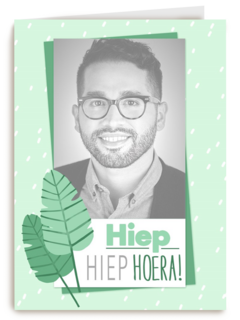 hiep hiep hoera blaadjes
