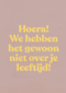 verjaardag kaart vrouw niet over je leeftijd
