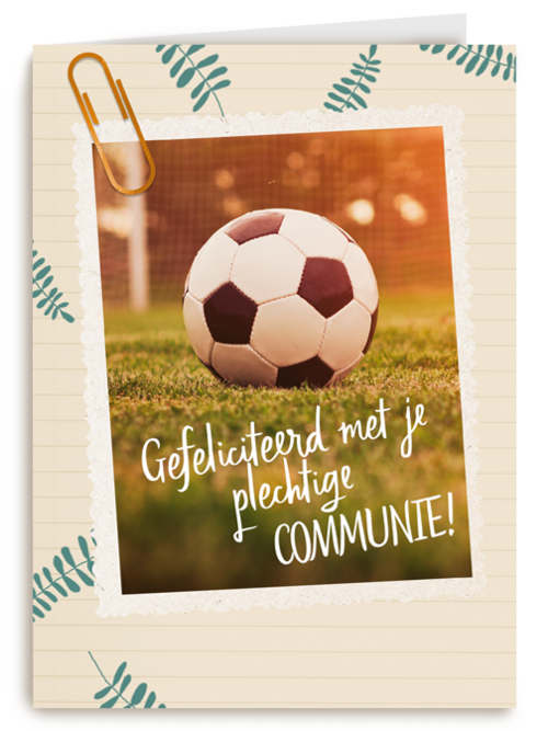 Gefeliciteerd met je plechtige communie