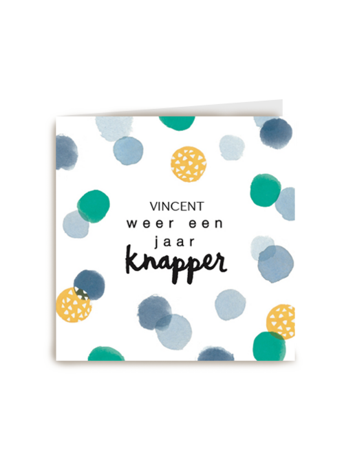 Verjaardagskaart Hallmark | Watercolor Weer Een Jaar Knapper