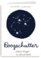 sterrenbeeld kaart boogschutter editable