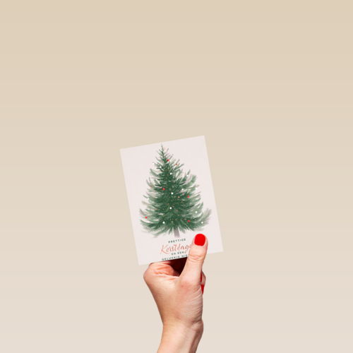 Prettige kerstdagen kerstboom