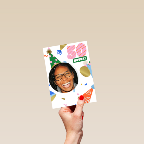 Fotokaart 50 hoera