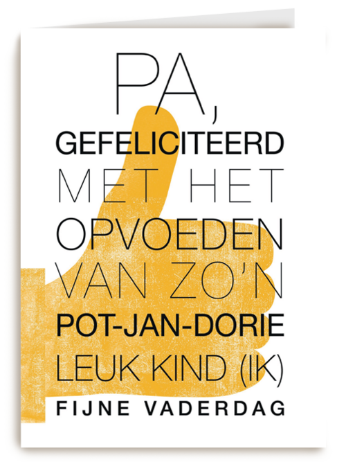 vaderdag grappig gefeliciteerd met het opvoeden van zon leuk kind