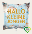 Ballon Hallo Kleine Jongen Blauw Goud Eco