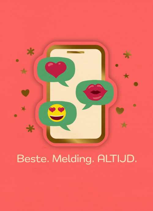 Houten Kaart Valentijn | Houten Kaart Hallmark | Valentijn | Valentijn Beste Melding Altijd