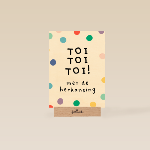 Gezakt kaart toi toi toi met de herkansing