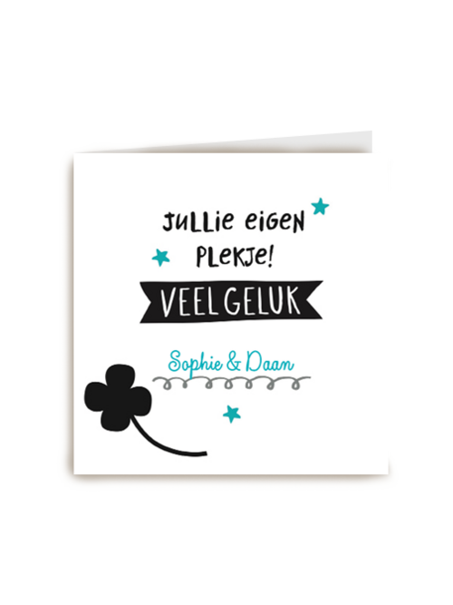 jullie eigen plekje veel geluk samen