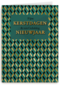 Stijlvolle kerstkaart groen met goud