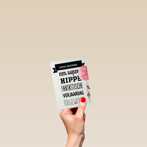 super hippe fantastische verjaardag