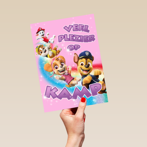 Paw Patrol veel plezier op kamp