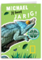 verjaardag kaart kameleon