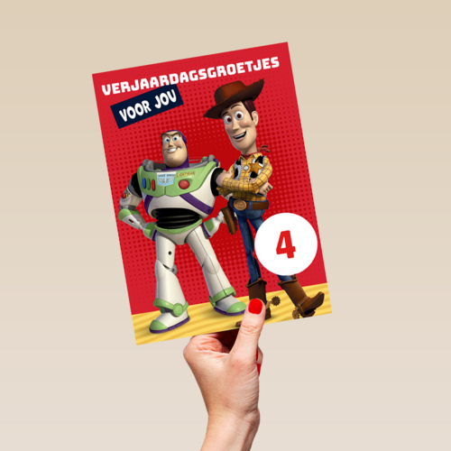 Toy Story verjaardagsgroetjes Buzz en Woody