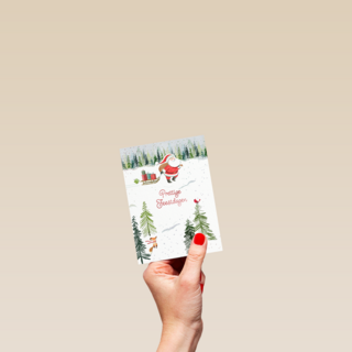 Prettige kerstdagen van de kerstman