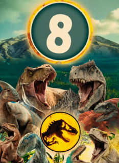Dino verjaardagskaart Jurassic World