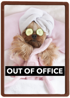 out of office in rust staykation