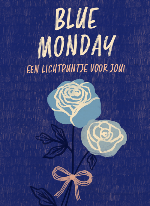 Houten Kaart | Blue Monday Een Lichtpuntje