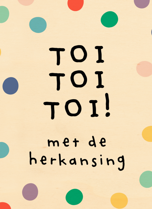 Houten Kaart Diploma | Hallmark | Houten Kaart Hallmark | Diploma | Gezakt Kaart Toi Toi Toi Met De Herkansing