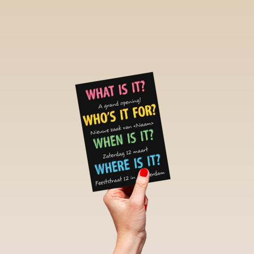 what who when where