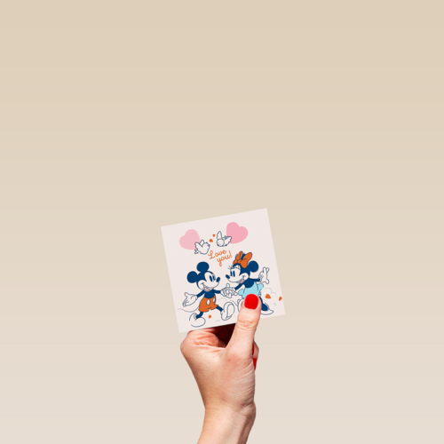 Mickey Minnie Love You