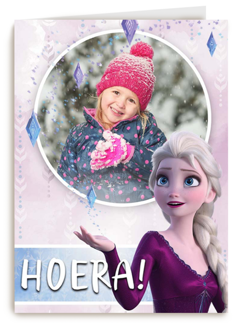 Verjaardagskaart Hallmark | Frozen Foto Verjaardagskaart Hoera