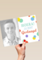 fotokaart hoera jij bent geslaagd gekleurde stippen
