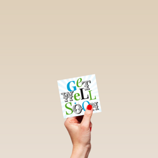 get well soon met zusters hoedje