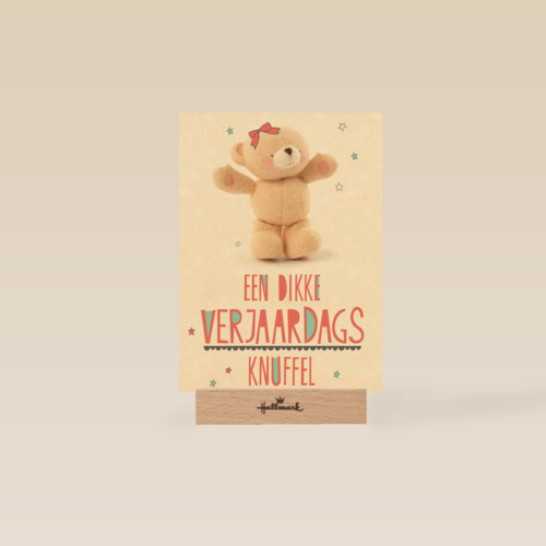 een bere knuffel voor jouw verjaardag