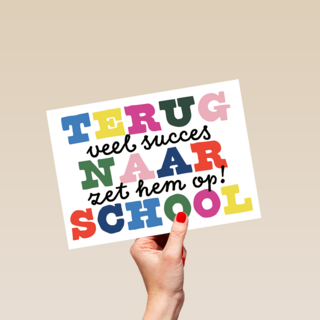 Back To School Zet hem op