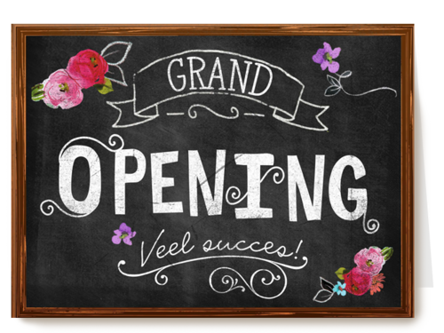 lijst grand opening