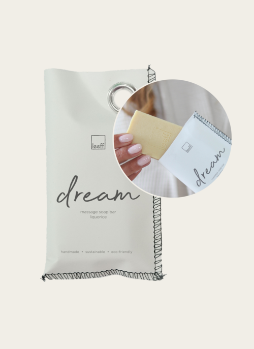 Leeff Massage Soap Bar Dream Liquorice Cadeau Beauty |