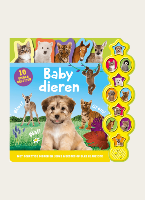 Babydieren Geluidenboekje | Hallmark Cadeau Baby |