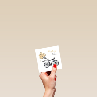 Anna Wijnands Proficiat fiets