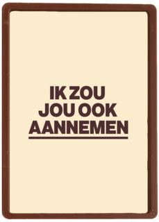 andC ik zou jou ook aannemen
