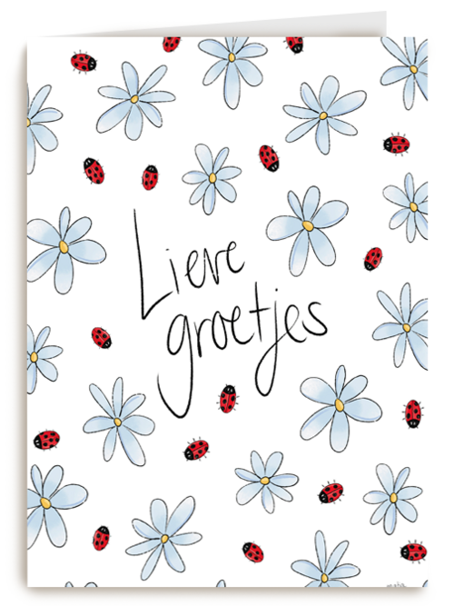 Lieve Groetjes Bloemen Matia Studio