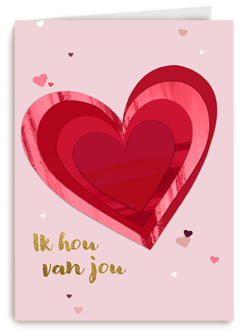 Kaart Hallmark | Valentijn | Valentijn Ik Hou Van Jou Hart