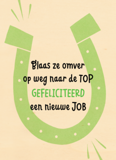 nieuwe baan kaart blaas ze omver