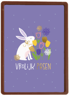 Pasen Konijn eieren paars