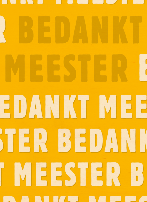 Houten Kaart Juf Of Meester | Houten Kaart Hallmark | Juf Of Meester | Bedankt Meester Met Deze Gele Kaart