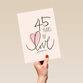 45 years of love