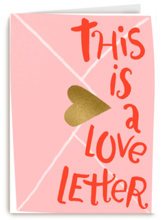 This is a love letter