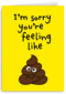 I am sorry you are feeling like shit