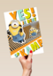 Minions op kamp kaart