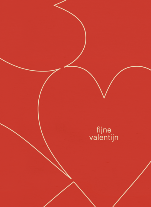 Houten Kaart Valentijn | Houten Kaart Hallmark | Valentijn | Fijne Valentijn Harten